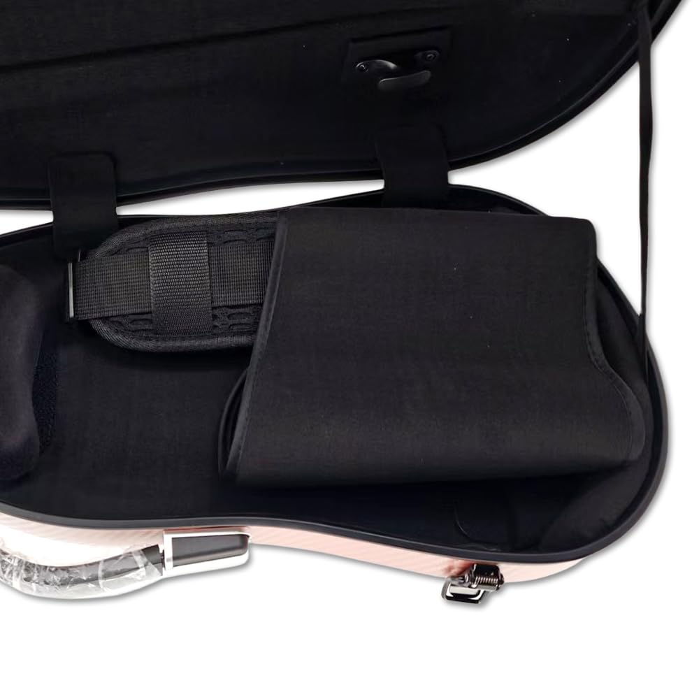 3/4 Full Size Hard Shell Carbon Fiber Violin Case L8136