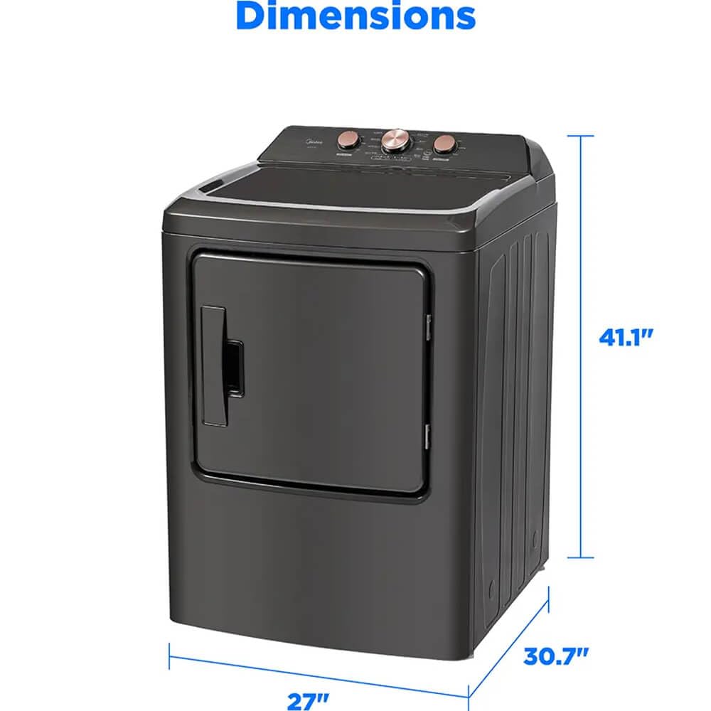 7 Cu. Ft. Grey Front Load Electric Dryer C595