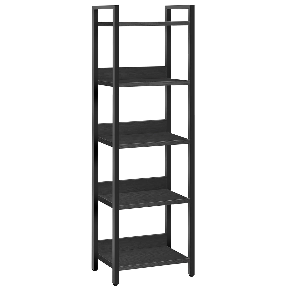5-Tier Black Bookshelf Z695