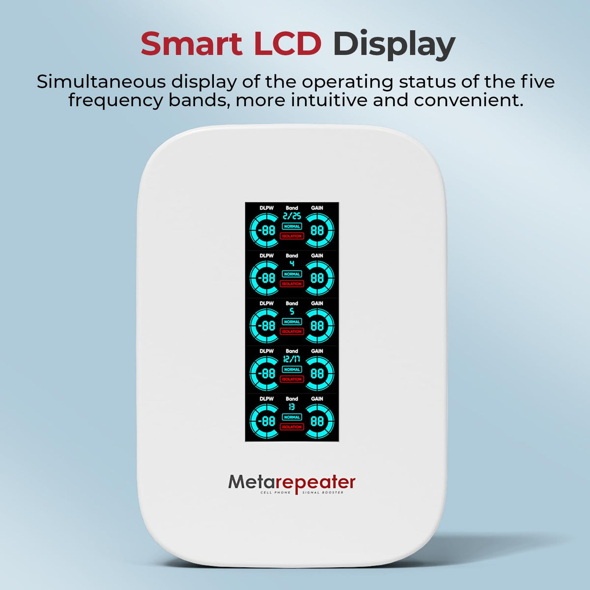 Cell Phone Signal Booster with LCD Display M547