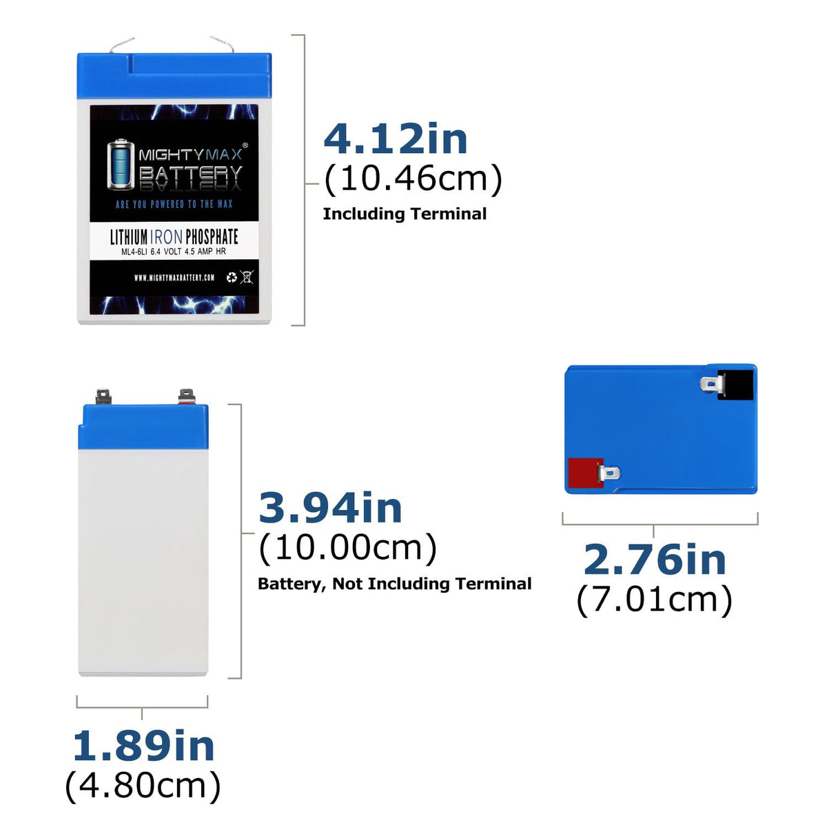 6V 4.5AH Lithium Replacement Battery H89962