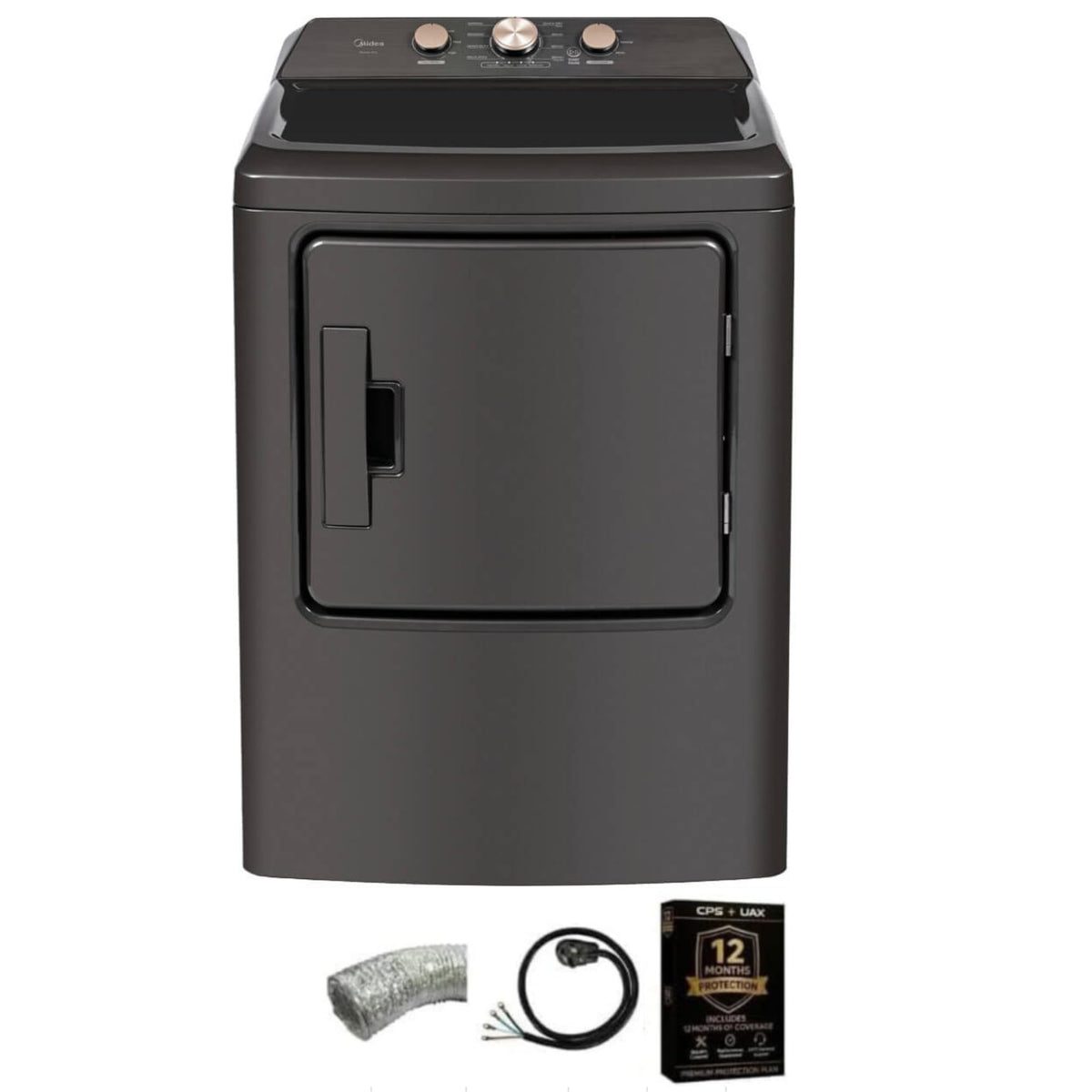 7 Cu. Ft. Grey Front Load Electric Dryer C595