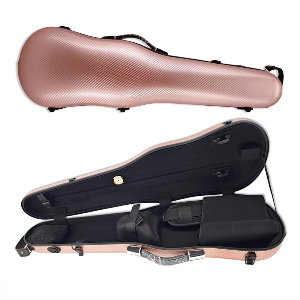 3/4 Full Size Hard Shell Carbon Fiber Violin Case L8136