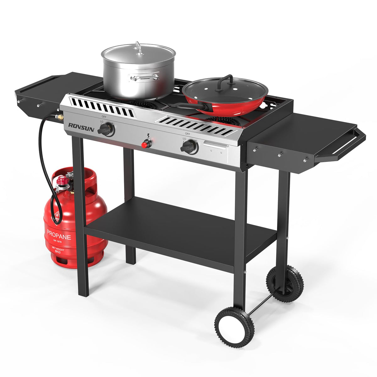 2 Burner Propane Gas Stove with Auto Ignition P406