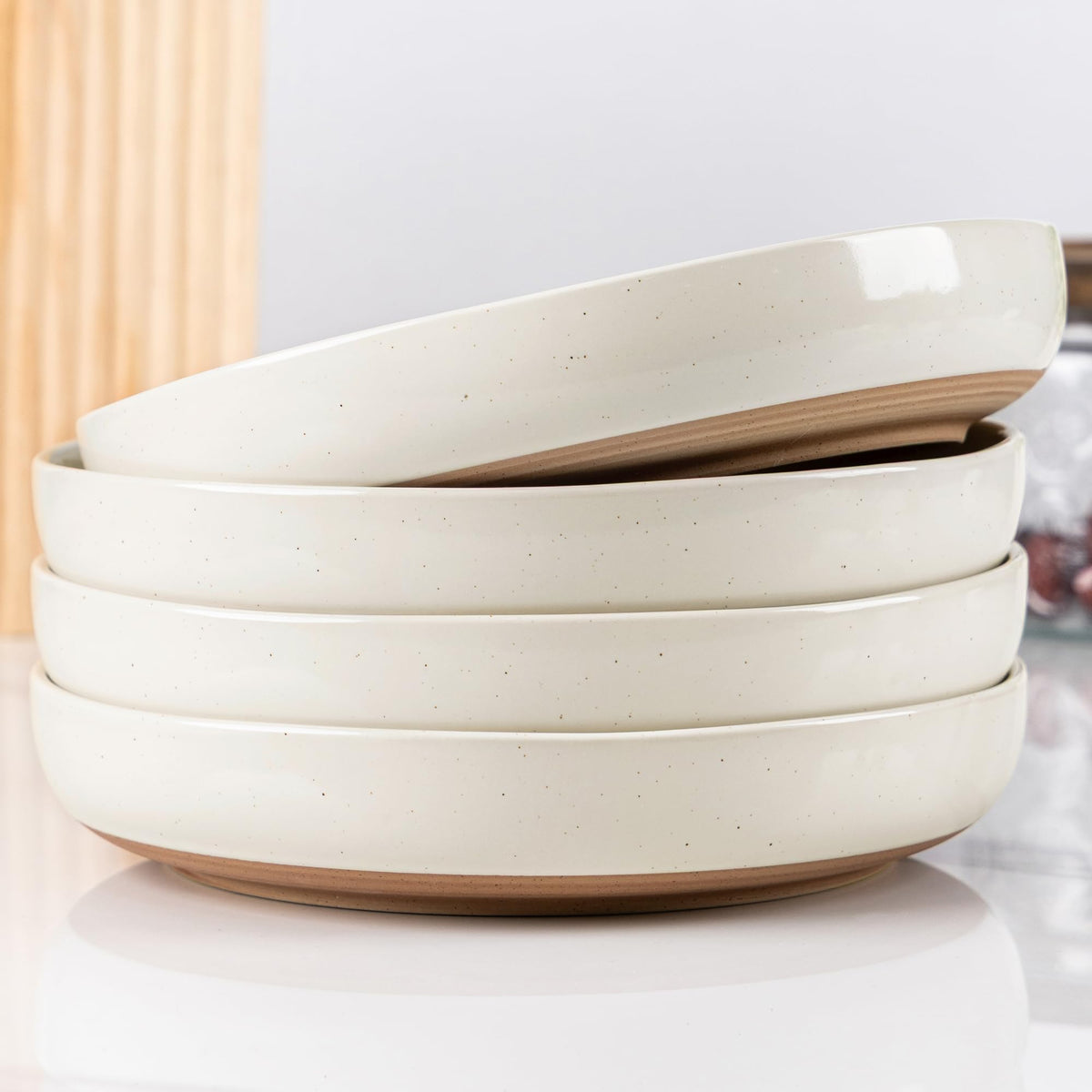 8.75'' Ceramic Stoneware Bowls Set of 4 B774297