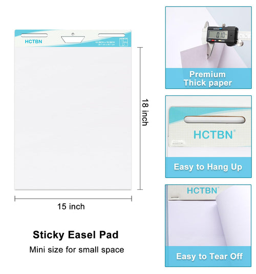 120 Sheets Self-Stick Mini Easel Pad 15 X 18 in Y777401
