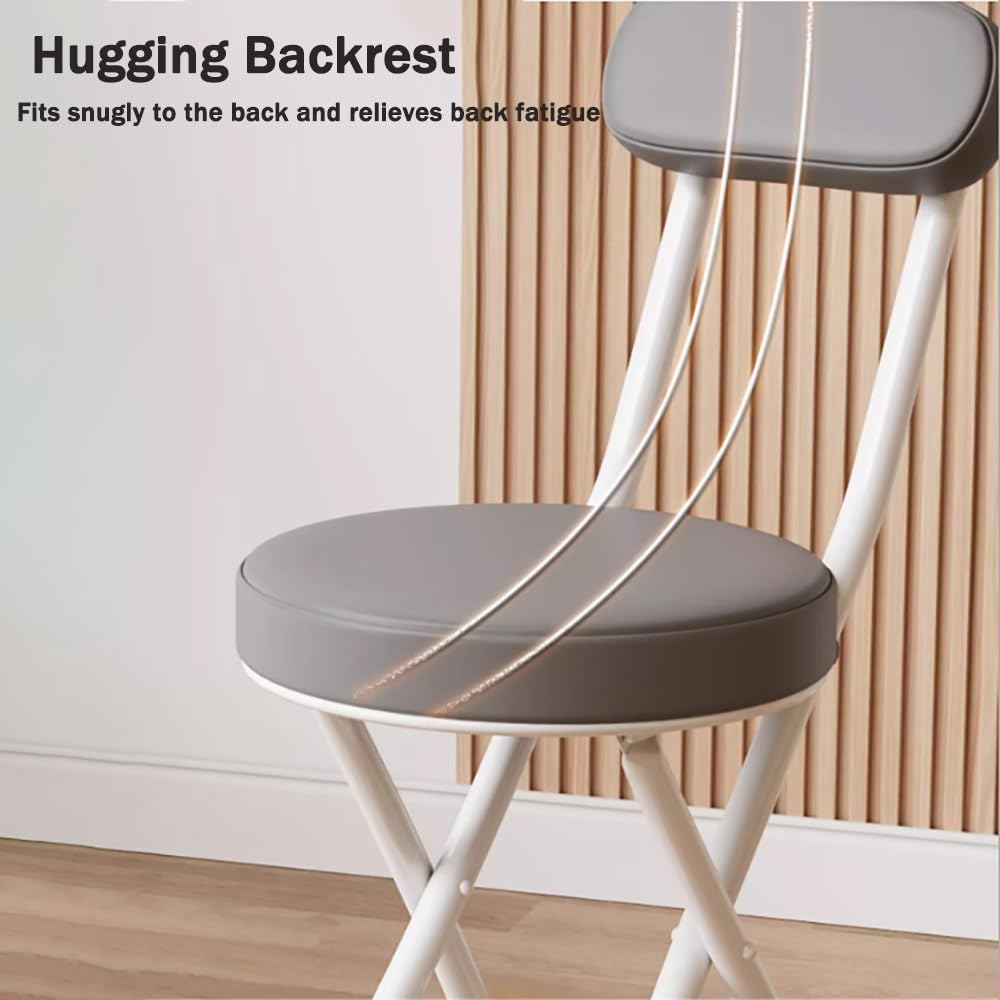 Black Padded Folding Stool E62648