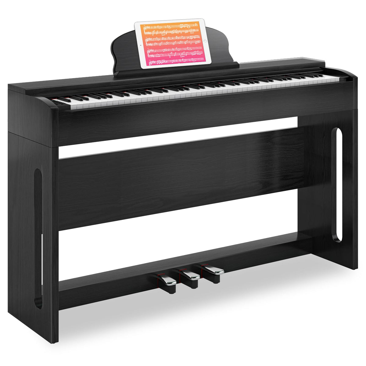 88-Key Digital Piano with Stand & Pedals O772