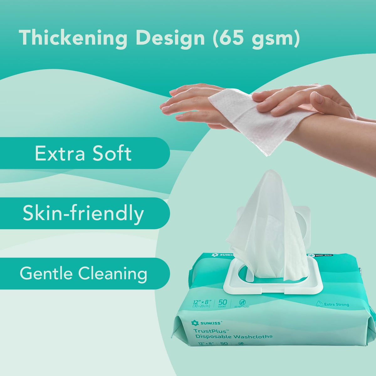 Adult Diapers XSmall 60 Count & Wet Wipes 200 Count K8187