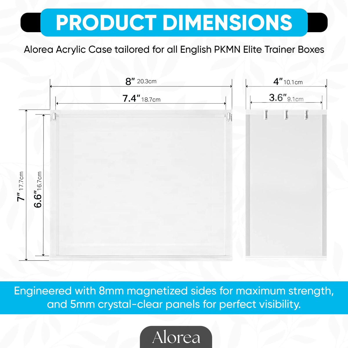 Acrylic Display Case with Magnetic Lid O14049