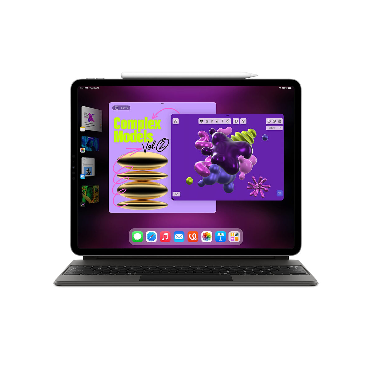 12.9-inch Tablet with M2 chip, 256GB, Wi-Fi 6E, Silver L116236