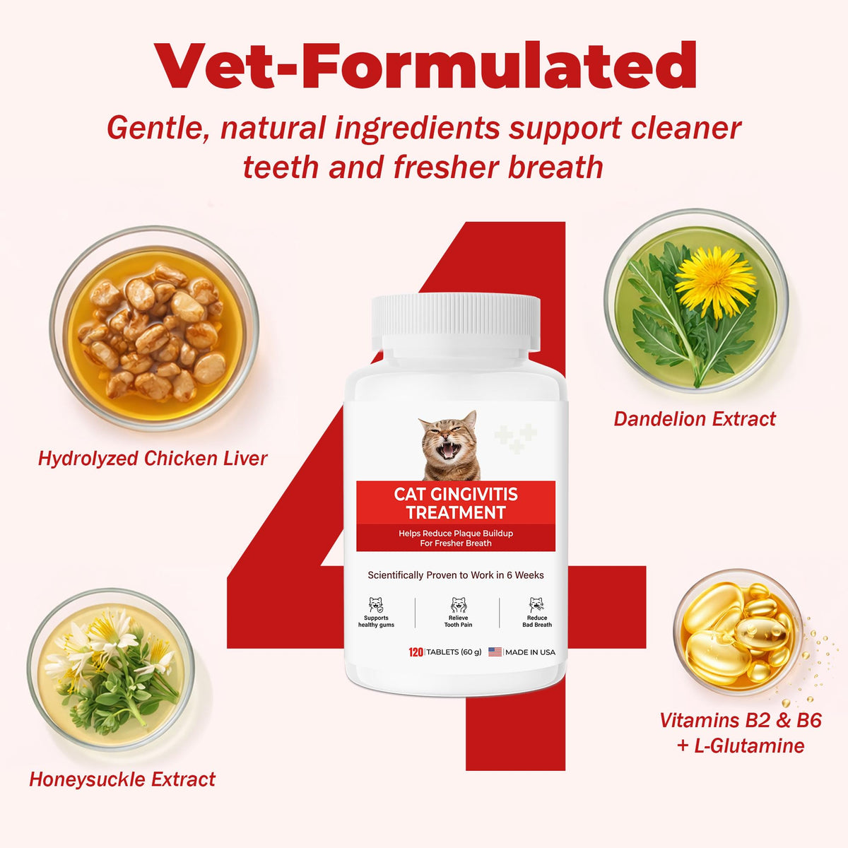 Cat Dental Care Tablets K28436