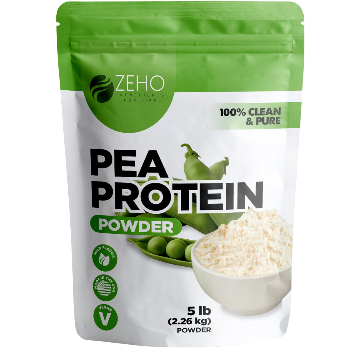 5 lb Plant-Based Pea Protein Powder Z7728