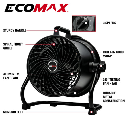 10 Inch High Velocity Drum Fan H339908