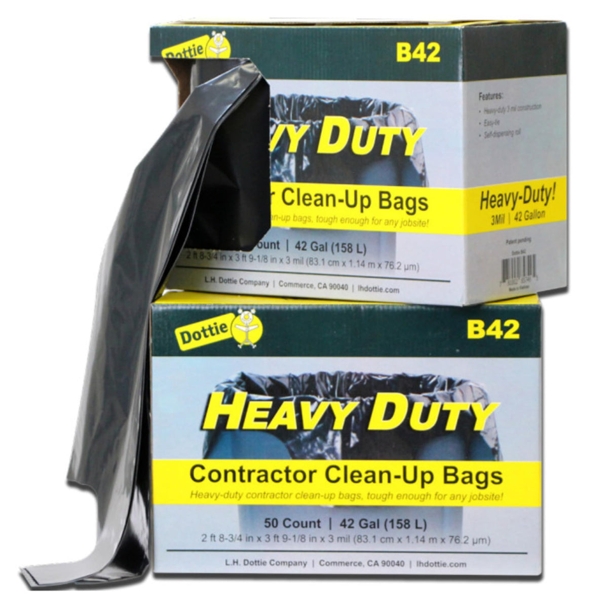 42 Gallon 3 mil Contractor Clean Up Bags A281