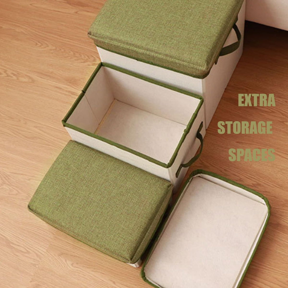 3 Step Foldable Non-Slip Dog Stairs with Storage H900688