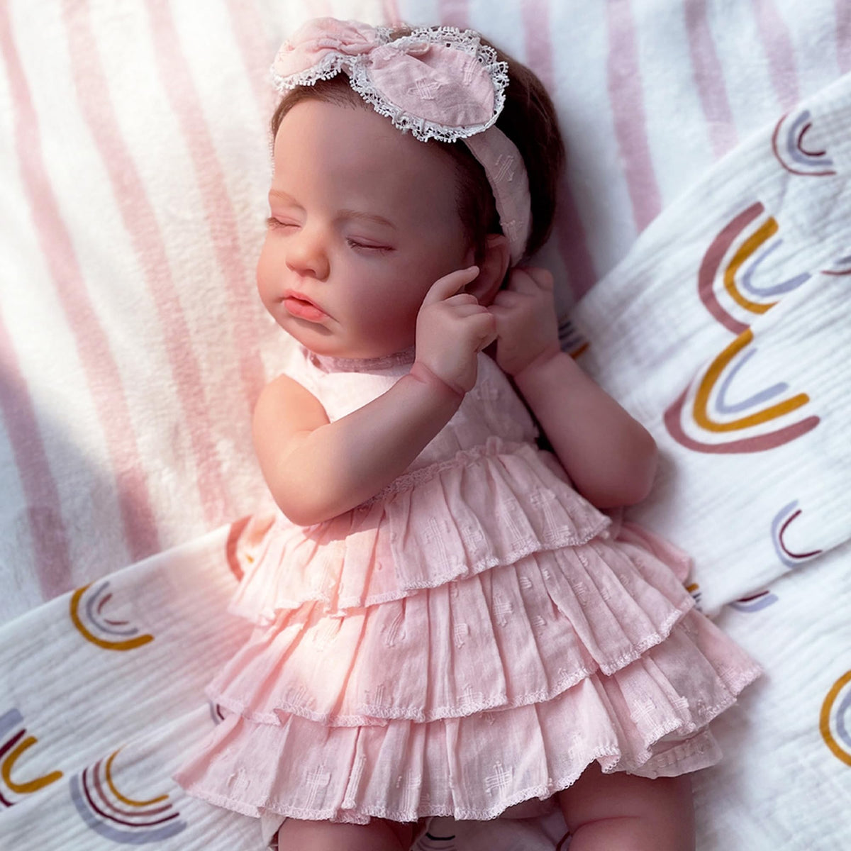 20 Inch Realistic Sleeping Newborn Baby Doll L108