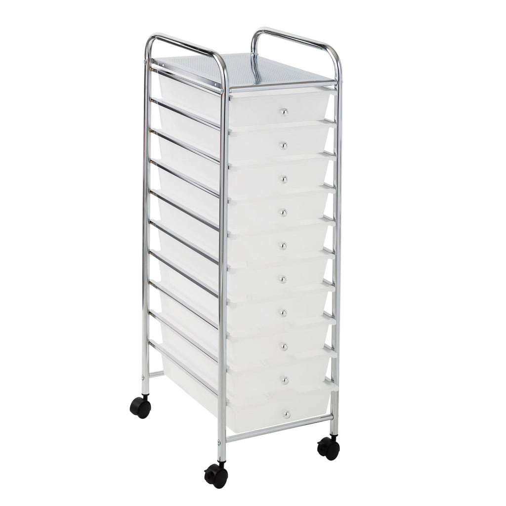 10 Drawer Rolling Storage Cart H8343