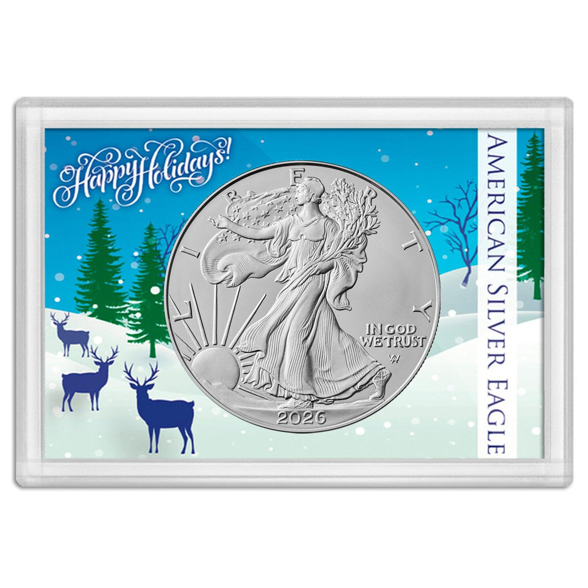 2026 U.S. Silver Eagle 1 oz Brilliant Uncirculated Dollar W35082