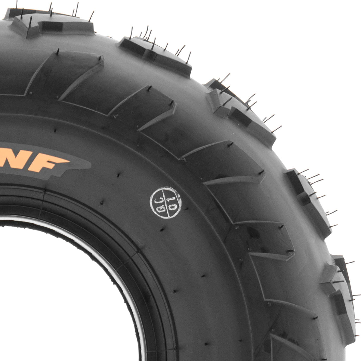 18x7-7 Directional Knobby Tread Tubeless ATV Tires Set of 4 D71525