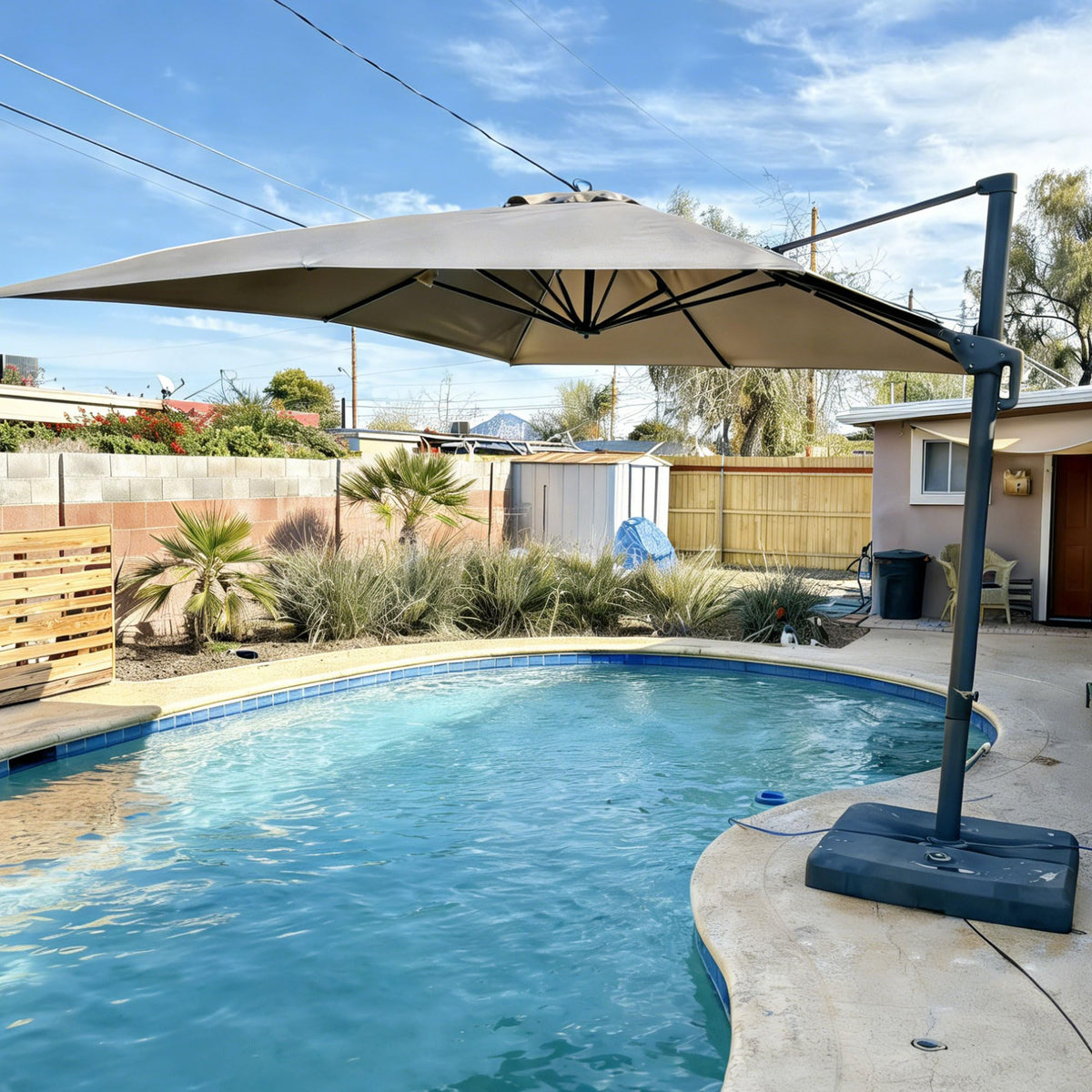10' x 13' Cantilever Umbrella with Base R203032