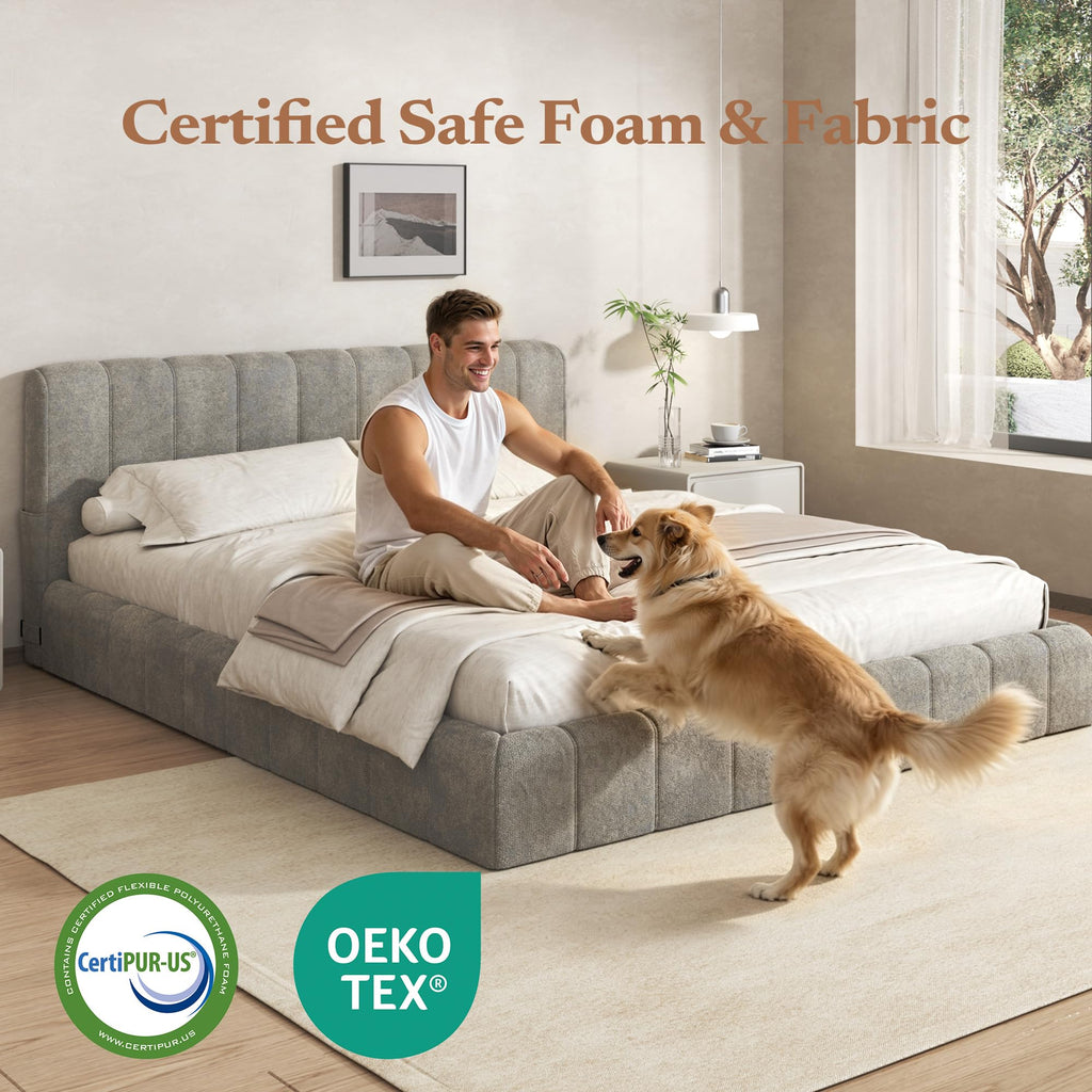 Queen Cloud Bed Frame O934374