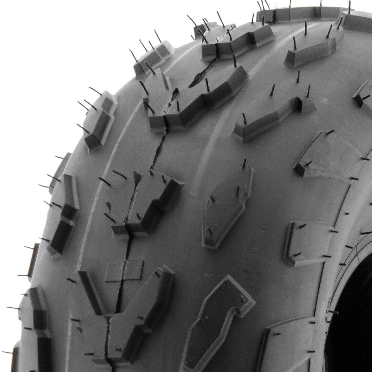 18x7-7 Directional Knobby Tread Tubeless ATV Tires Set of 4 D71525