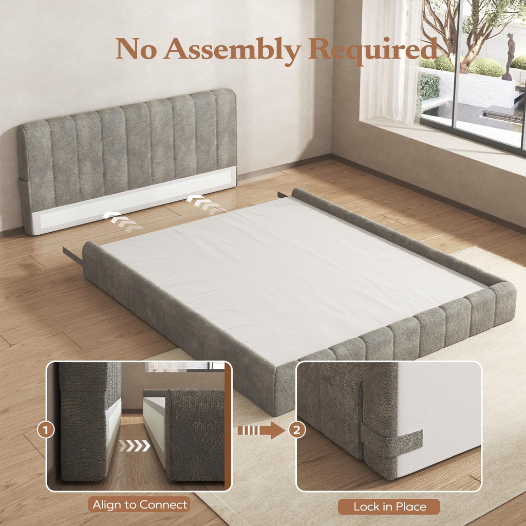 Queen Cloud Bed Frame O934374