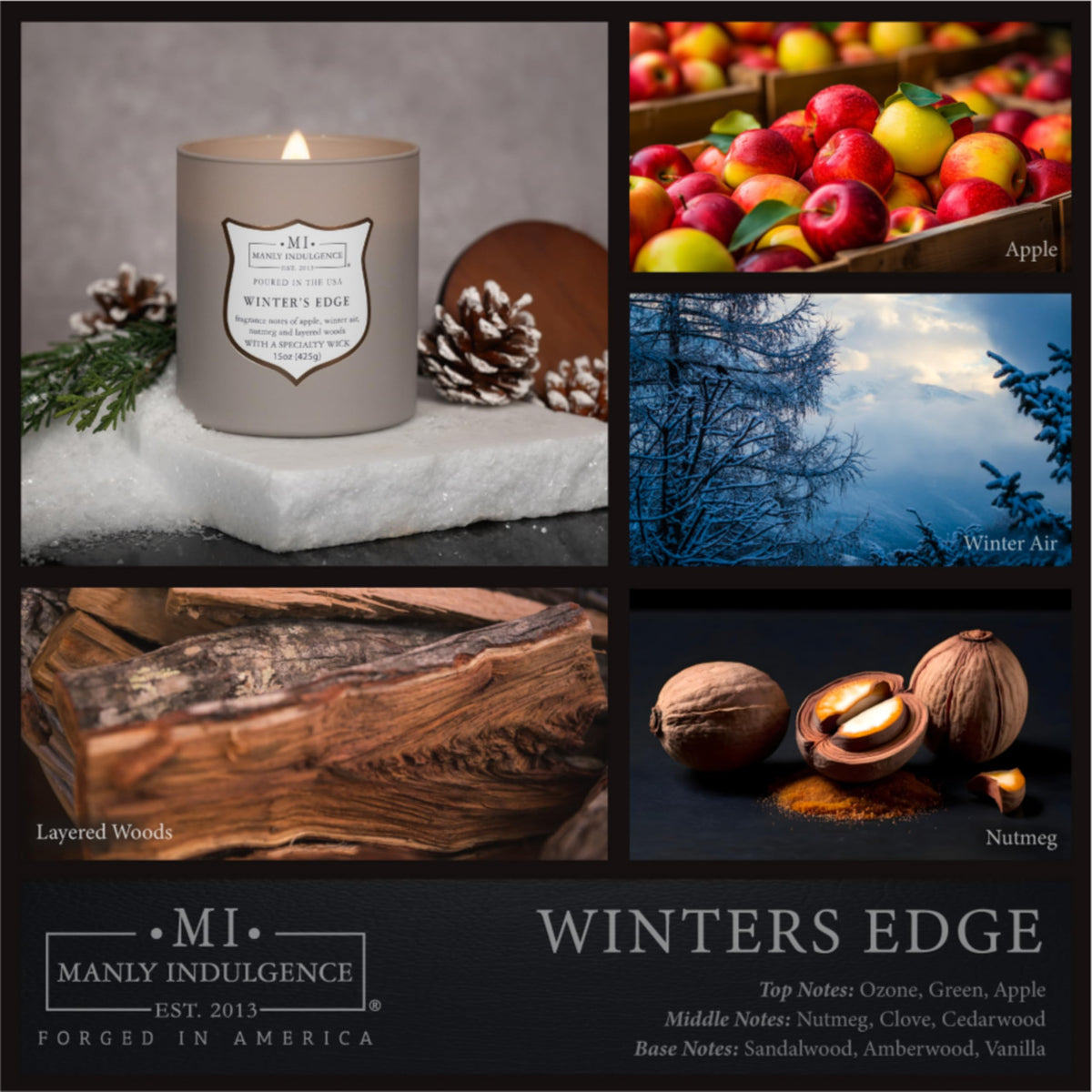 15 oz Wooden Wick Soy Blend Scented Candle Y589