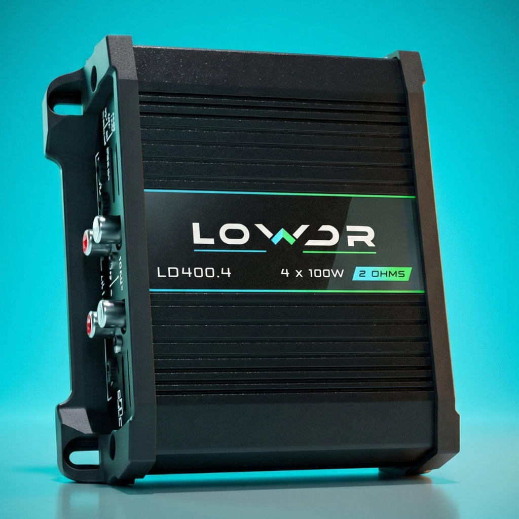 400W RMS 4 Channel Car Audio Amplifier D20257