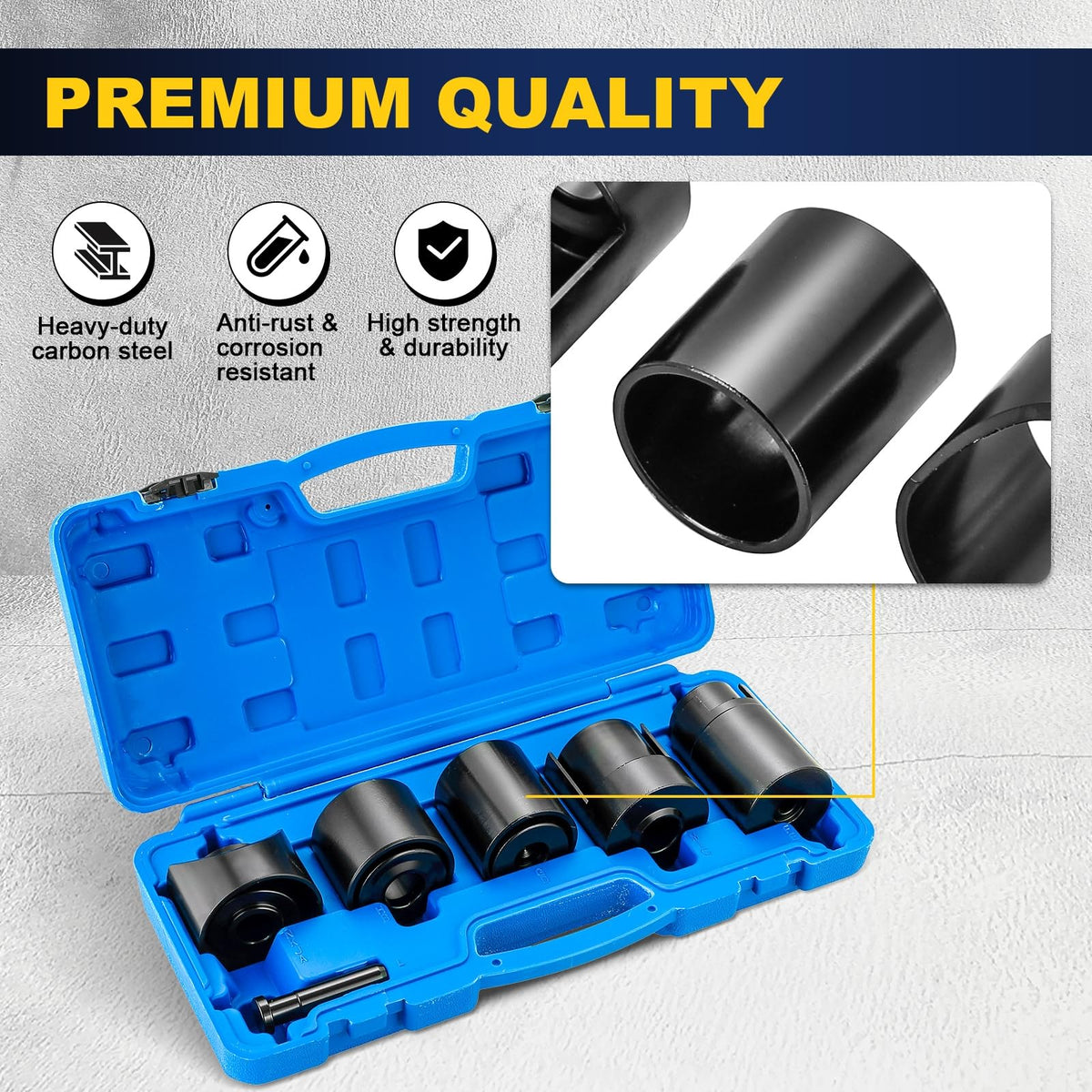 14 Pc Ball Joint Remover Installer Adapter Tool Set C95053