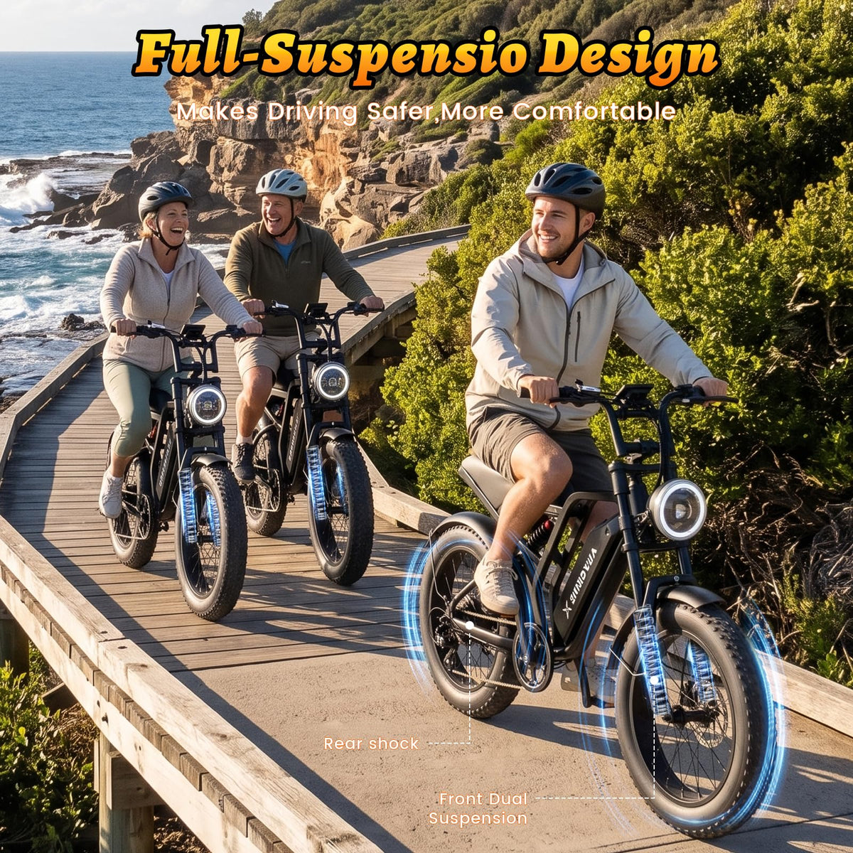 1500W Peak 20"x4" Fat Tire Electric Bike E360579